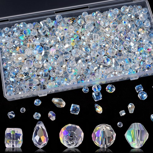 600 pcs crystal glass beads - crystal,